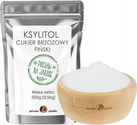Ksylitol Fiński cukier brzozowy naturalny 0,5kg