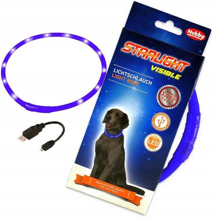 Widoczna Bezpieczna Obroża Led Dla Psa Na Usb XL
