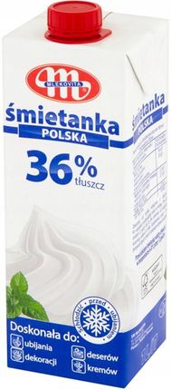 Śmietanka Polska Mlekovita 36% Uht kremówka 1L