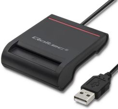 Zdjęcie Qoltec Inteligentny czytnik chipowych kart ID USB 2,0 (50642) - Lubień Kujawski