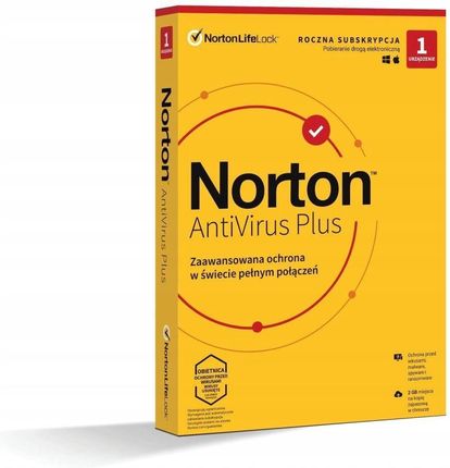 Norton ANTIVIRUS Plus 2GB PL 1U1Dvc1Y (21408750)