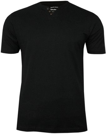 Czarny Bawełniany T-Shirt -PAKO JEANS- Męski, KrÓtki Rękaw, Dekolt w Serek z Guzikami, BASIC TSPJNSmCZARNYguzik - Ceny i opinie T-shirty i koszulki męskie ZXQM Czarny Bawełniany T-Shirt -PAKO JEANS- Męski, KrÓtki Rękaw, Dekolt w Serek z Guzikami, BASIC TSPJNSmCZARNYguzik - Ceny i opinie T-shirty i koszulki męskie ZXQM