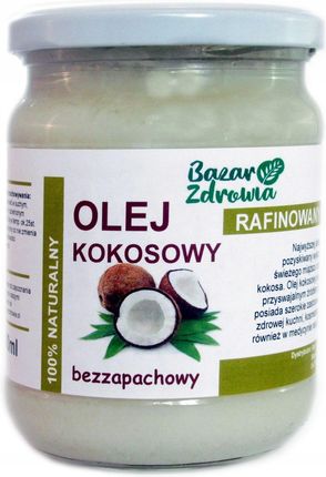 Olej kokosowy Bezzapachowy Rafinowany 500ml 