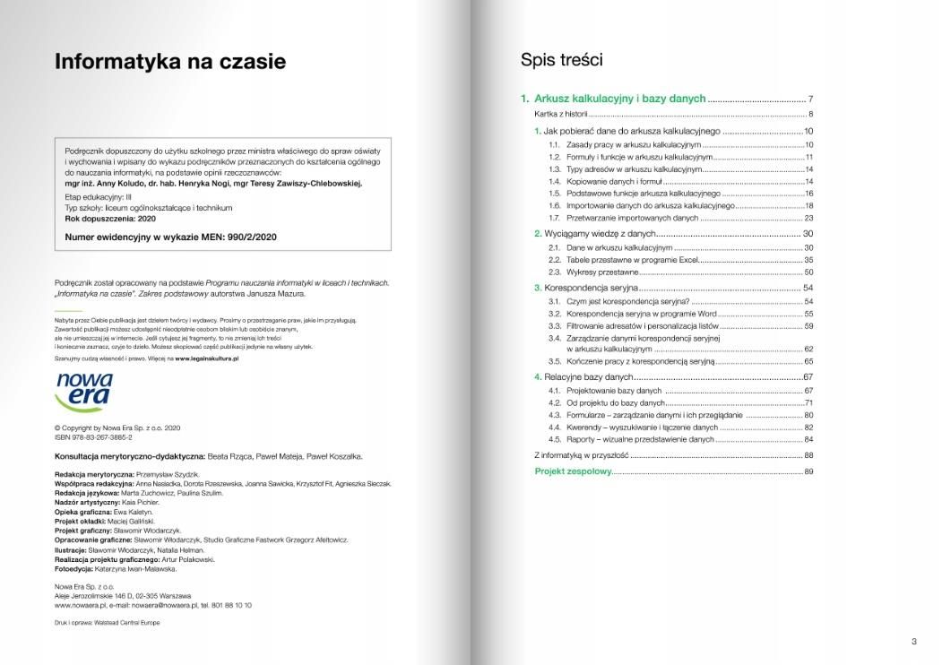 Podręcznik do informatyki Informatyka na czasie 2. Podręcznik dla