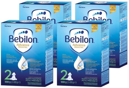 Bebilon 2 Advance Pronutra mleko następne po 6. miesiącu 4x1000g
