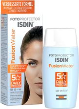 Isdin Fotoprotector Fusion Water Spf 50 Uvb Uva Krem Do Twarzy 50 Ml  