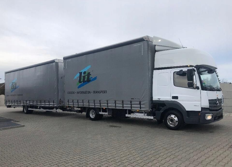 Евро тонна. Мерседес Атего 823. Mercedes Benz Atego автопоезд. Атего Euro 6. Man TGL 18.320.