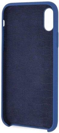 BMW Etui hardcase  BMHCPXMSILNA iPhone X /Xs niebieski/navy Silicone M Collection - zdjęcie 3