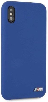 BMW Etui hardcase  BMHCPXMSILNA iPhone X /Xs niebieski/navy Silicone M Collection - zdjęcie 4