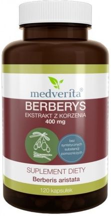 Medverita Berberys ekstrakt z korzenia 400 mg 120 kaps