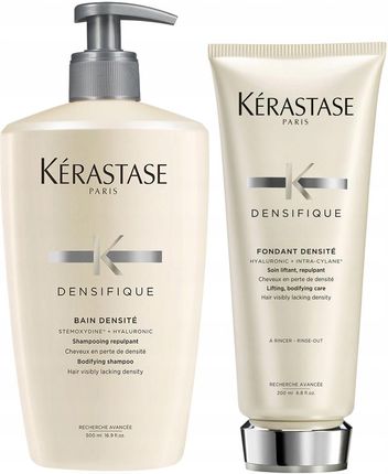 Kerastase Densifique zestaw zagęszczający włosy szampon 500ml + odżywka 200ml
