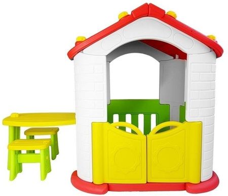 Import Lean Toy Zestaw Ogrodowy Domek Zjeżdżalnia