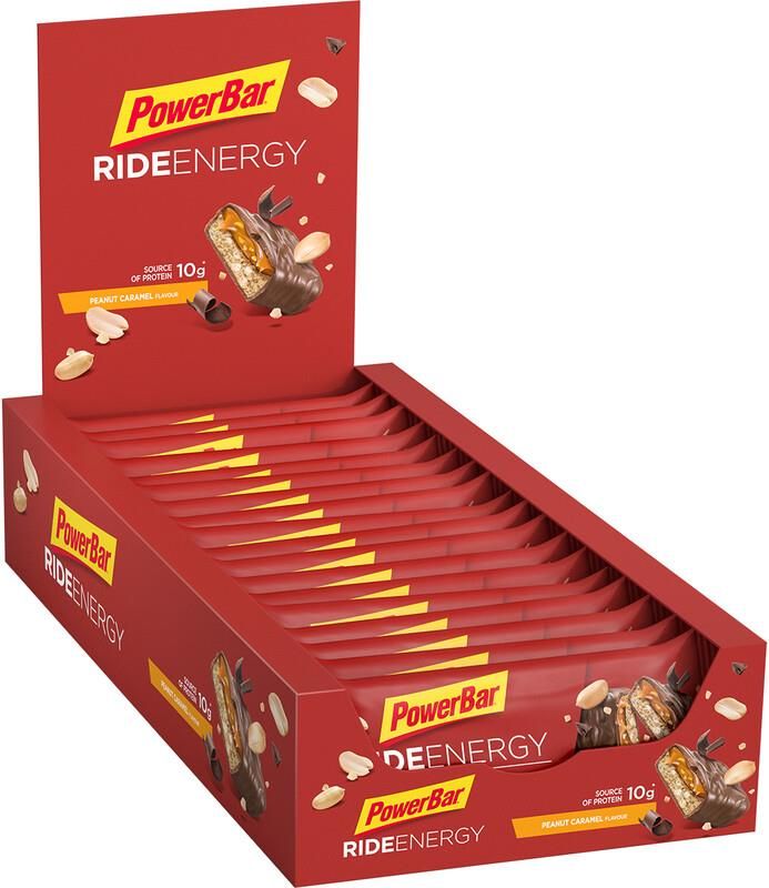 Powerbar Rideenergy Bar Box 18X55G Peanut Caramel Ceny i opinie Ceneo.pl