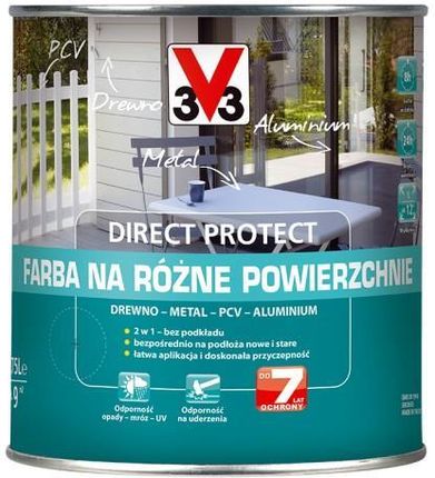 V33 Direct Protect Piaskowy Czarny 0,75L