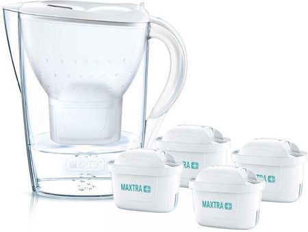 Dzbanek filtrujący BRITA Marella XL 3,5L biały + 4 filtry MAXTRA+ Pure Performance