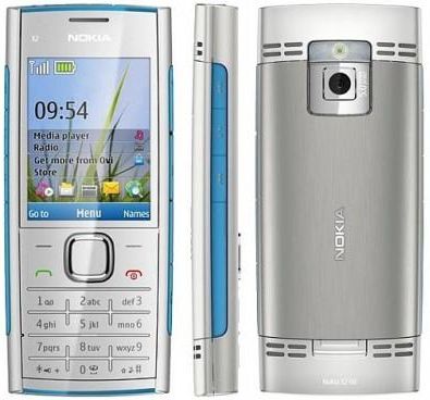 Nokia X2-00 Srebrny