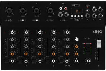 Img Stageline Bxb Mxr 6 6 Kanałowy Mikser Audio - zdjęcie 2