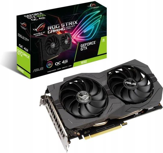 Geforce GTX1650 OC 4GB ASUS ROG STRIX 本体 ASUS GeForce GTX 1650 ROG Strix 4GB OC (90YV0EI0-M0NA00