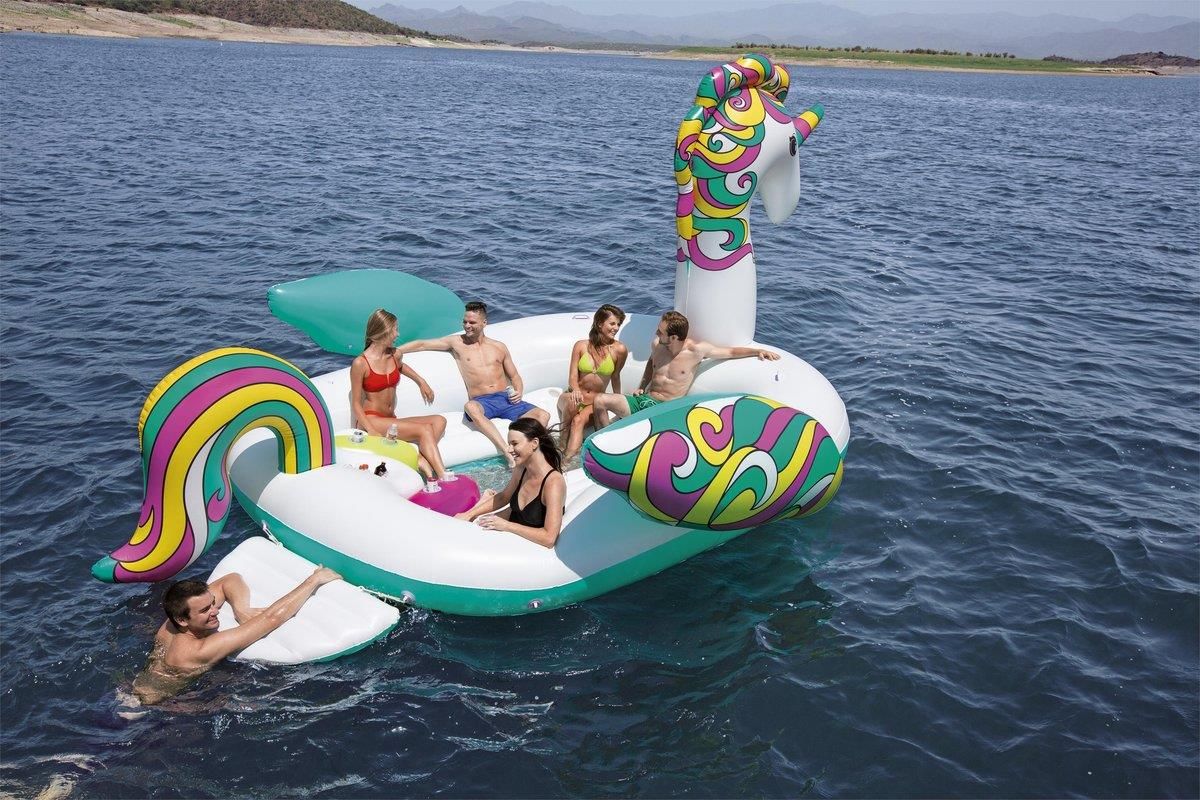 Bestway Materac Dmuchany Giant Unicorn Island 43228 - zdjęcie 1 Bestway Materac Dmuchany Giant Unicorn Island 43228
