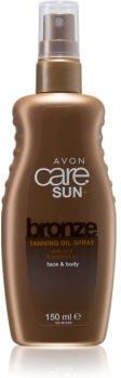 Avon Care Sun + Bronze Olejek Ochronny Do Opalania W Sprayu Do Ciała I Twarzy 150ml