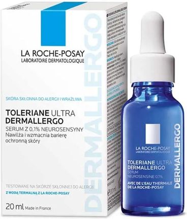 La Roche-Posay Toleriane Ultra Dermallergo serum nawilżająco-kojące do skóry wrażliwej i alergicznej 20 ml