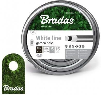 BRADAS Wąż ogrodowy 1/2" 50m WHITE LINE WWL1/250 5 warstw 5656