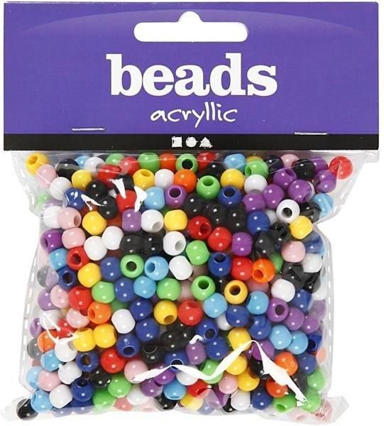 Creativ Kolorowe Koraliki 6 Mm/75G - zdjęcie 2 Creativ Kolorowe Koraliki 6 Mm/75G