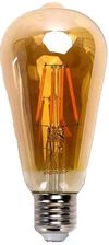 Aigostar Żarówka Dekoracyjna Led Filament Amber St64 E27 4W 2200K