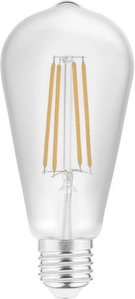 Aigostar Żarówka Filament Led E27 6W St64 Ciepła 2700K 