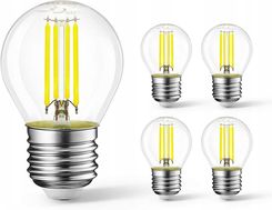 Zdjęcie Aigostar Żarówka Led Kulka Filament E27 4W G45 Zimna 6500K  - Pilawa