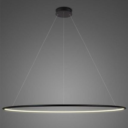 Altavola Design Lampa Wisząca Ledowe Okręgi No.1 Φ200 Cm In 3K Czarna