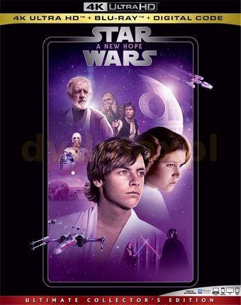 Star Wars: Episode IV - A New Hope (Gwiezdne wojny: Część IV - Nowa nadzieja) [Blu-Ray 4K]+[Blu-Ray]