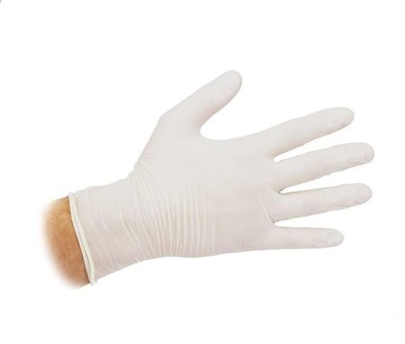 Rękawiczki lateksowe pudrowane 100szt M, L