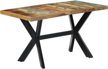 Stół Jadalniany 140X70X75 Cm Lite Drewno Z Odzysku