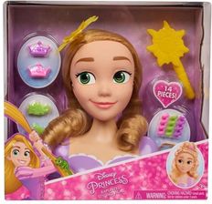 Zdjęcie Just Play Disney Princess Głowa Do Stylizacji Roszpunka  - Niemcza