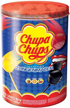 Chupa Chups Lizaki  100 Szt Barwiące Język