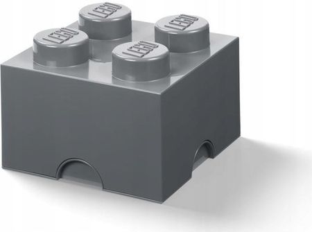 LEGO Pojemnik Klocek Brick 4 Ciemnoszary 40031754