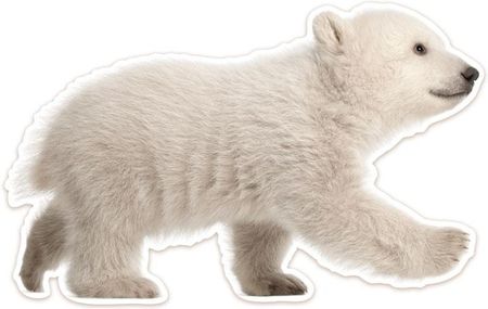 Wall Snuggles Pluszowa Naklejka Ścienna Niedźwiadek Polarny 60Cm