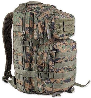 Mil-Tec Plecak Small Assault Pack 14002071 Digital Woodland