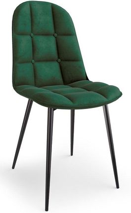 Elior Stylowe Krzesło Glamour Volter Zielony