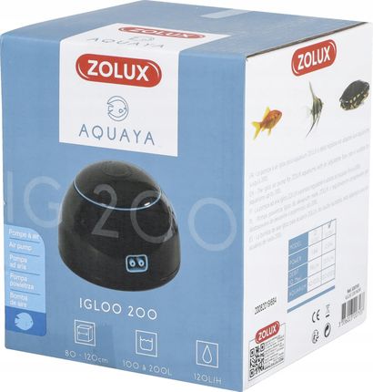 Zolux Aquaya Igloo 200 czarny pompka napowietrzacz