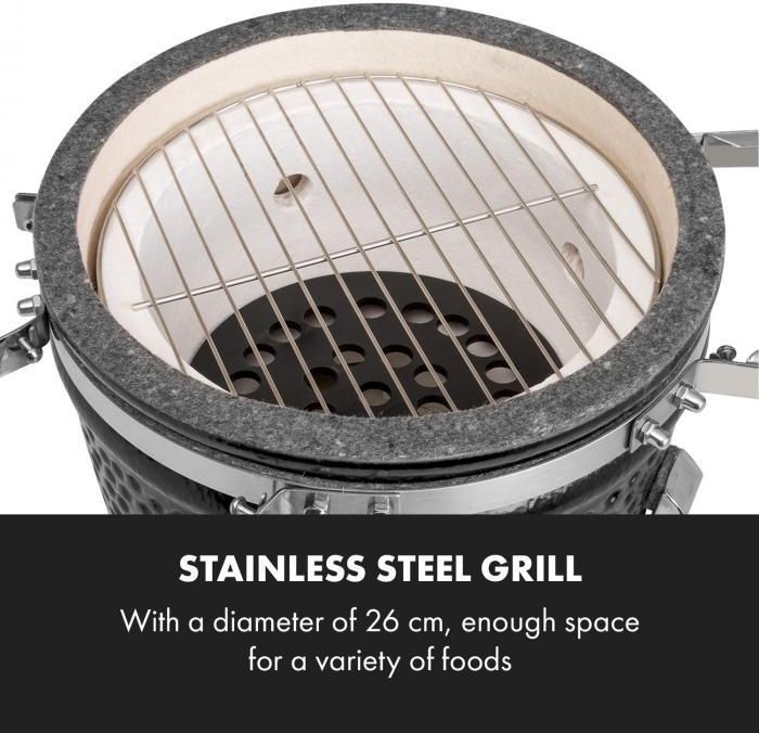 Klarstein Princesize Pro Grill Kamado Czarny Ceny i opinie Ceneo.pl