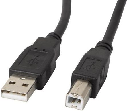Lanberg USB - USB-B 0,5m czarny