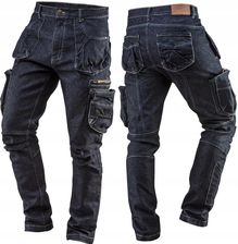 nowy Spodnie Robocze Neo Jeans Stretch 5 Kieszeni L