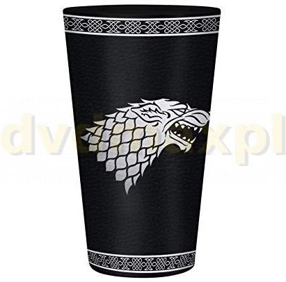 Game Of Thrones Large Glass 400 Ml Stark Foil X2 (Gra O Tron)