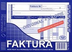 Zdjęcie Faktura Vat A5 oryginał + 2 kopie - Krasnobród