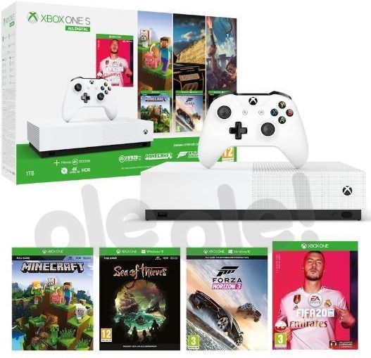 Dwelling Systematically shave Xbox One S 1TB All-Digital Edition + Minecraft + Sea Of Thieves + Forza  Horizon 3 + FIFA 20 - Ceny i opinie - Ceneo.pl