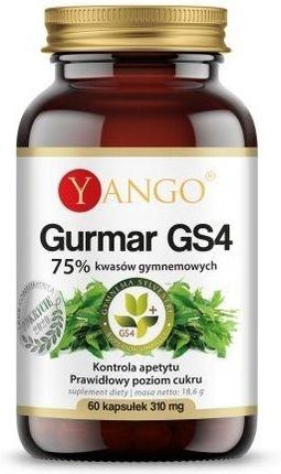 Yango Gurmar- 75% kwasów gymnemowych 60 kaps.