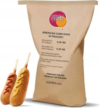 Corn Dogi Amerykańskie w Proszku | Gofrex 5kg