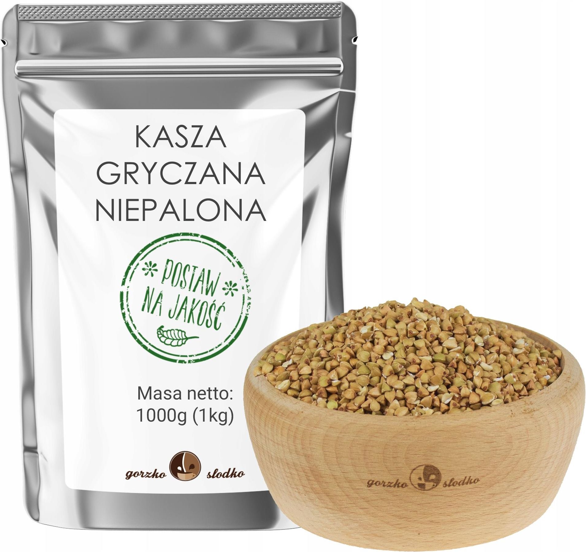 Kasza Gryczana Niepalona Polska naturalna 1kg Ceny i opinie Ceneo.pl